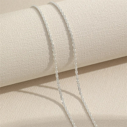 Silver Color Bling Anklet