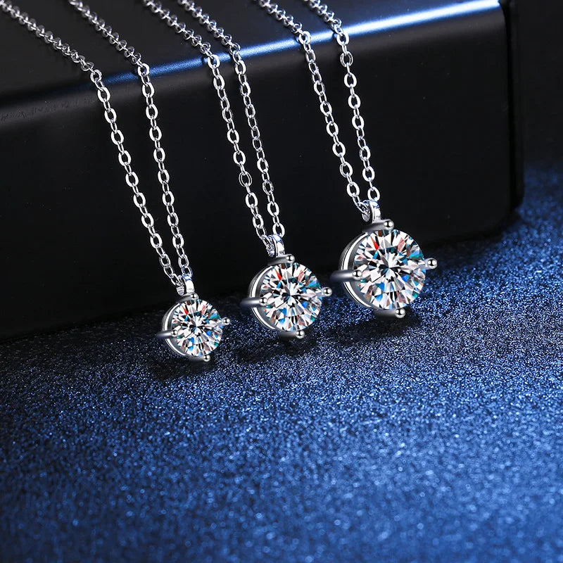 Moissanite Pendant Necklace